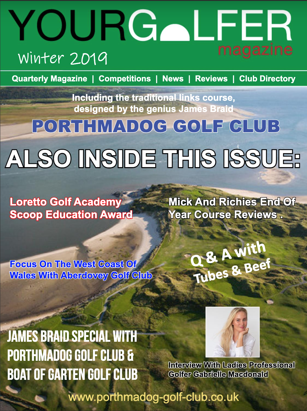 Winter 2019 Edition of Your Golfer Magazine