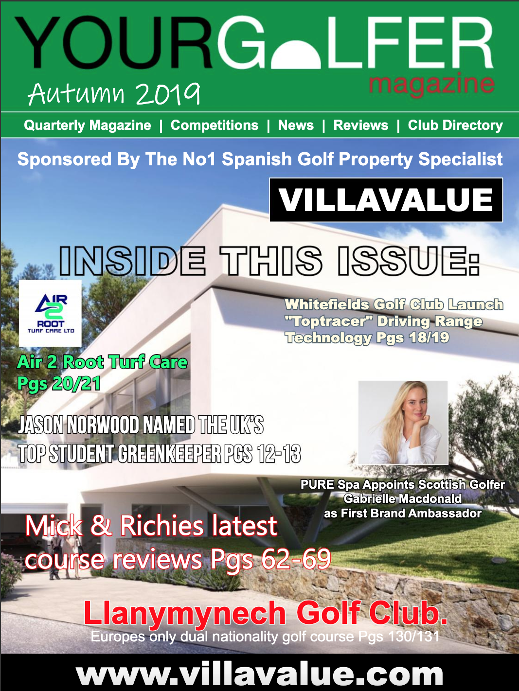 Autumn 2019 Edition of Your Golfer Magazine