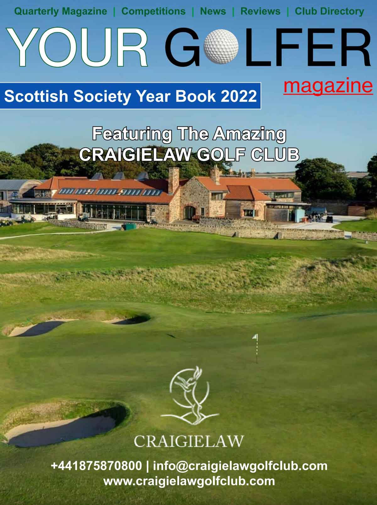 Scottish Yearbook 2022 from Your Golfer Magazine